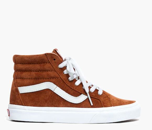 Vans Other - Vans Sk8-Hi Suede Brown W 9.5/M 8